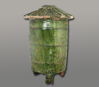 漢代 綠釉穀倉