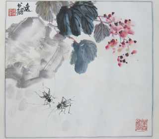 蟋蟀圖
