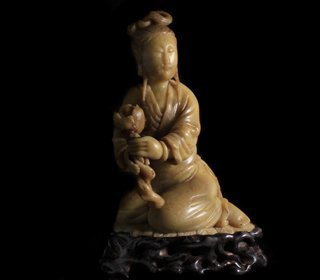 清代 仕女像
